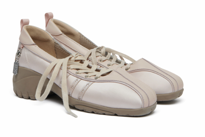 ILLIT x ROCKFISH WEATHERWEAR -  BLISS HEEL LACEUP SNEAKERS