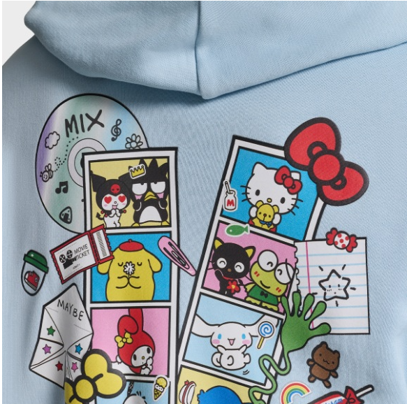 [Converse X Sanrio Characters] Full Zip Hoodie