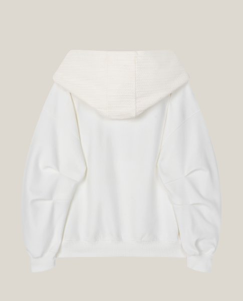 THETIS - TWO-WAY RIBBON OFF SHOULDER HOODIE (SPRING VER.)