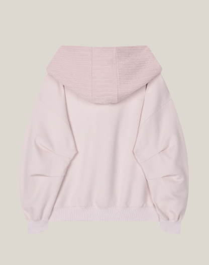THETIS - TWO-WAY RIBBON OFF SHOULDER HOODIE (SPRING VER.)