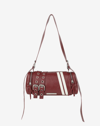 [Single Inferno's S5] Kim Go-eun's Pick] ILLIGO Line Buckle Cylinder Bag Black
