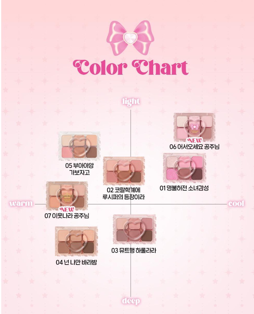 [Princess House Edition] Etude My Petit Palette with Gift (Single Item/Etude Princess Special Edition)