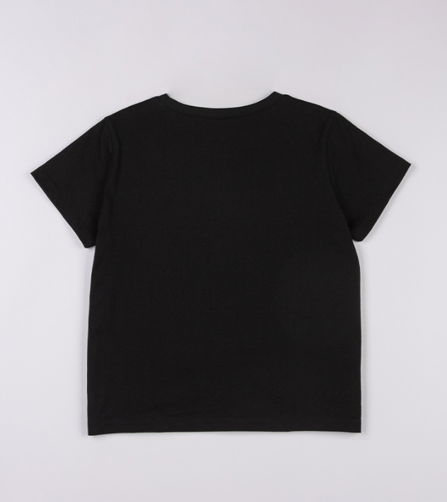 [Ive Wonyoung Worn] Rola Rola Lettering Patchwork T-Shirt