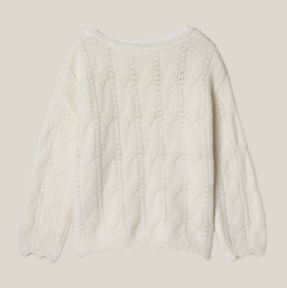 THETIS Soft Veil Off Shoulder Knit