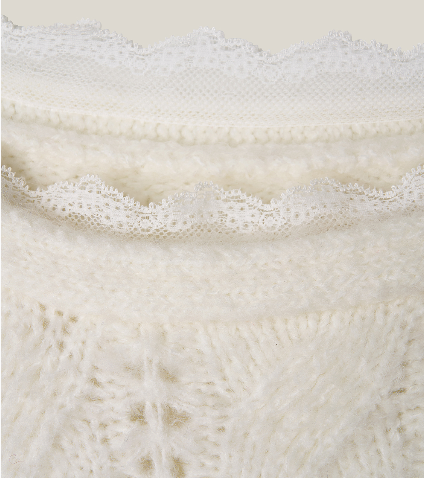 THETIS Soft Veil Off Shoulder Knit