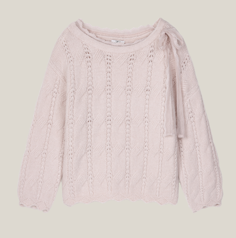 THETIS Soft Veil Off Shoulder Knit