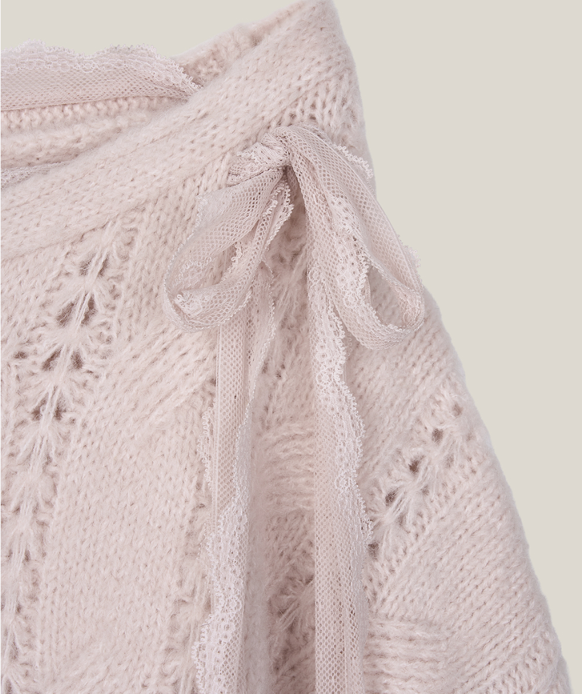 THETIS Soft Veil Off Shoulder Knit