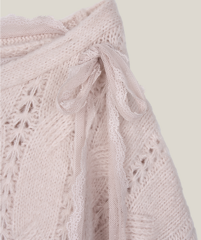 THETIS Soft Veil Off Shoulder Knit