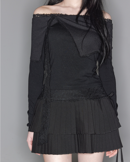 THETIS Stella Lace Off Shoulder Top