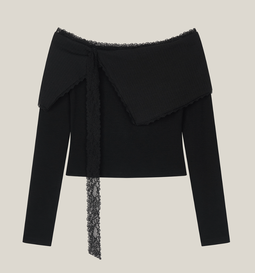 THETIS Stella Lace Off Shoulder Top