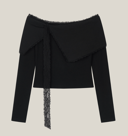 THETIS Stella Lace Off Shoulder Top