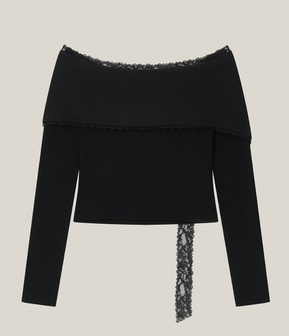 THETIS Stella Lace Off Shoulder Top