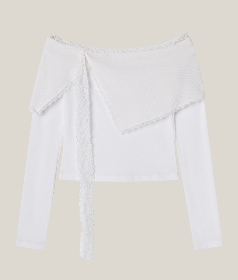 THETIS Stella Lace Off Shoulder Top