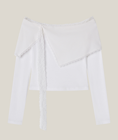 THETIS Stella Lace Off Shoulder Top