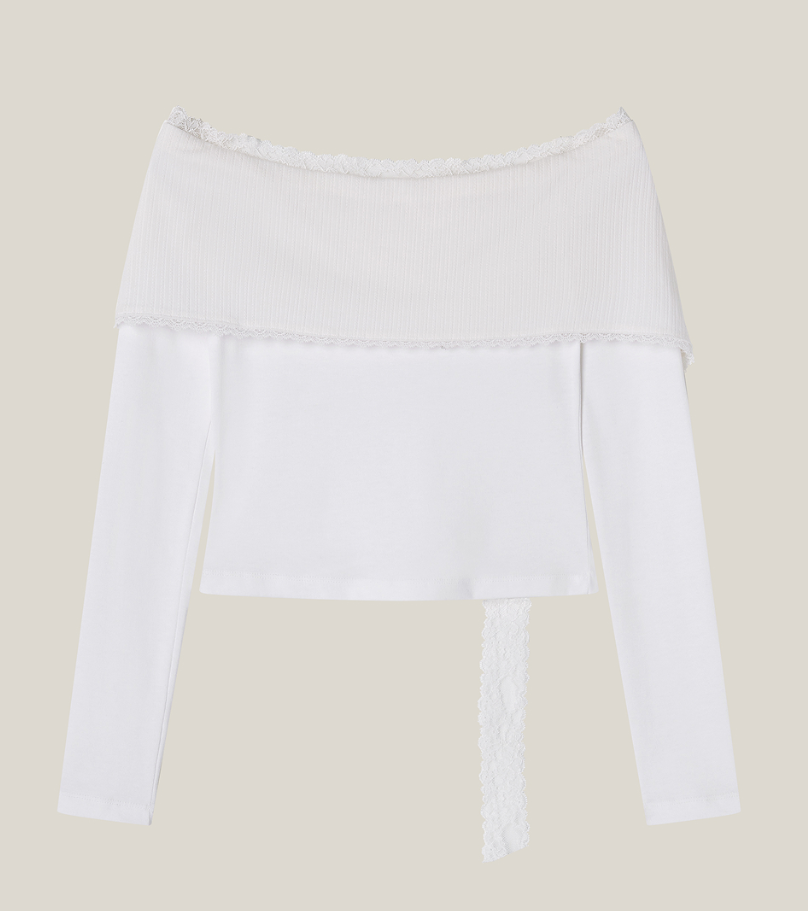 THETIS Stella Lace Off Shoulder Top