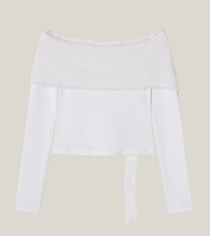 THETIS Stella Lace Off Shoulder Top