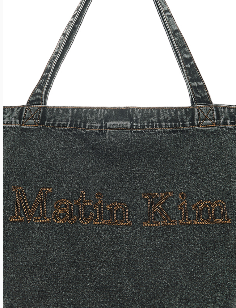 [NCT Jeno Pick] Matin Kim Matin Stitch Denim Shoulder Bag