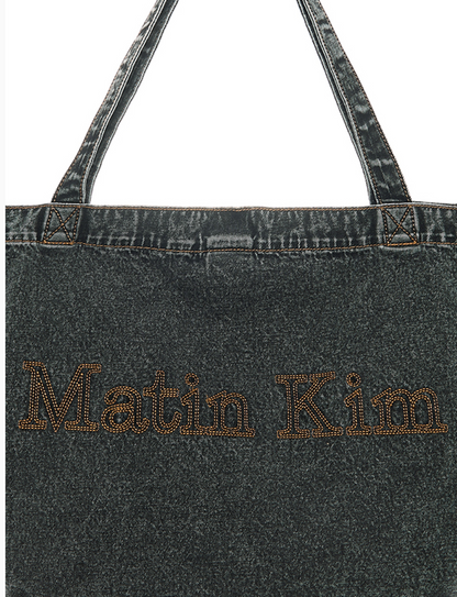 [NCT Jeno Pick] Matin Kim Matin Stitch Denim Shoulder Bag