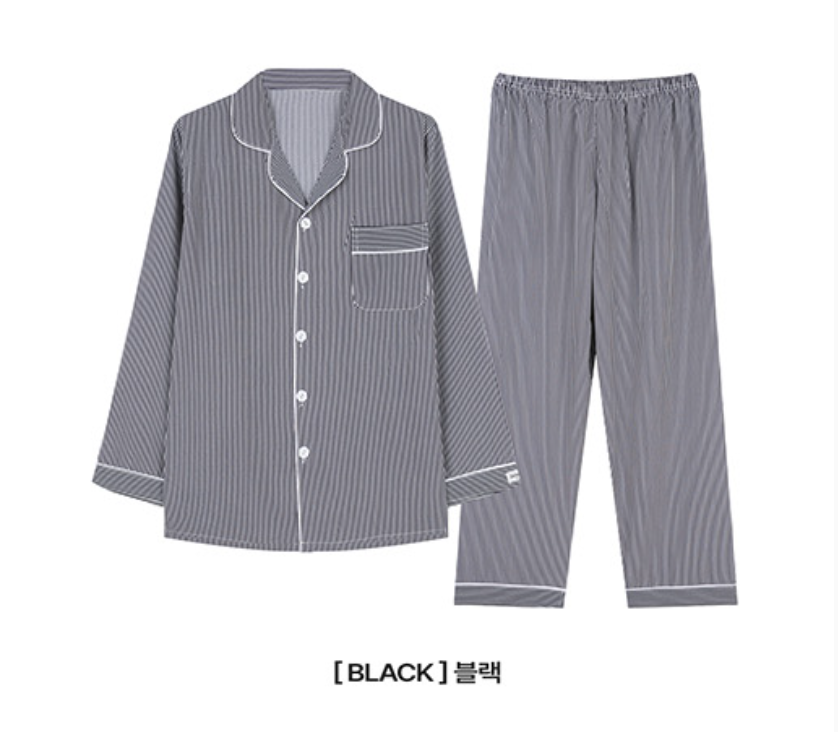 Nmixx Haewon X Dossy Silk Fit Chloe Long Sleeve Couple Pajama Set