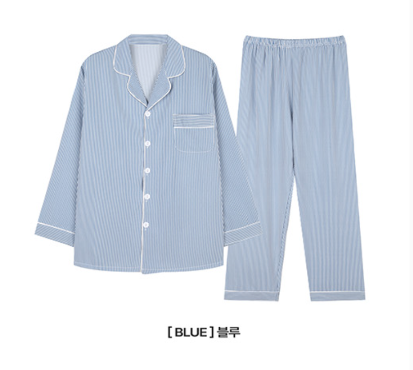 Nmixx Haewon X Dossy Silk Fit Chloe Long Sleeve Couple Pajama Set