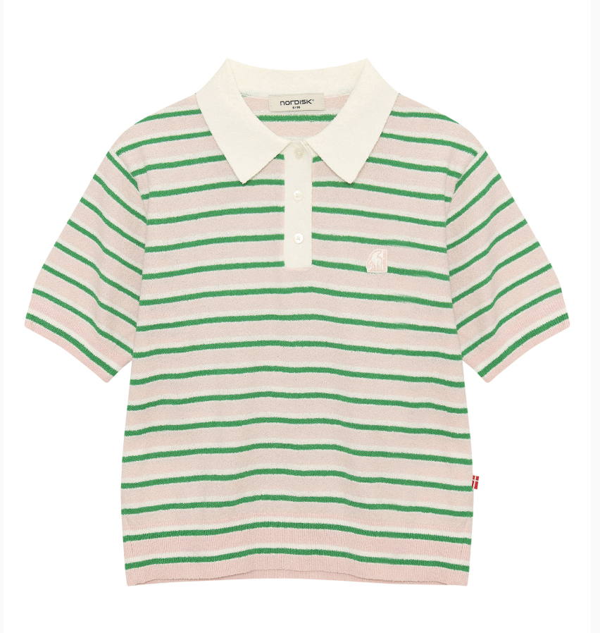 [Aespa Karina PIck] 26 Summer Nordisk Short-Sleeve Striped Sweater - W