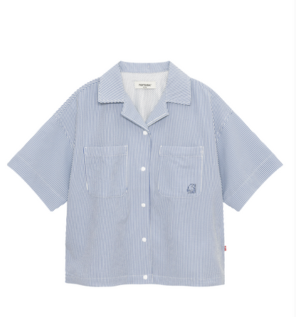 [Aespa Karina PIck] 26 Summer Nordisk Seersucker Short Sleeve Shirt - W