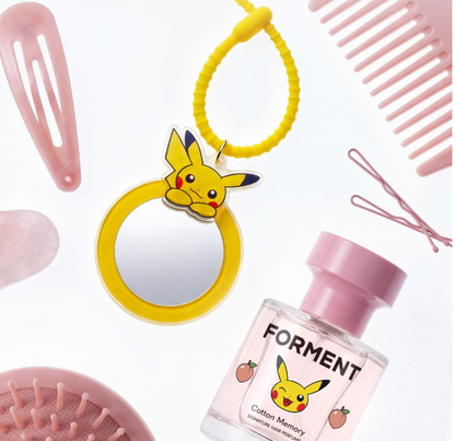 [Pokemon Edition] Forment Signature Hair Perfume Cotton Memory 30ml with Gift (Pikachu Hand Mirror)