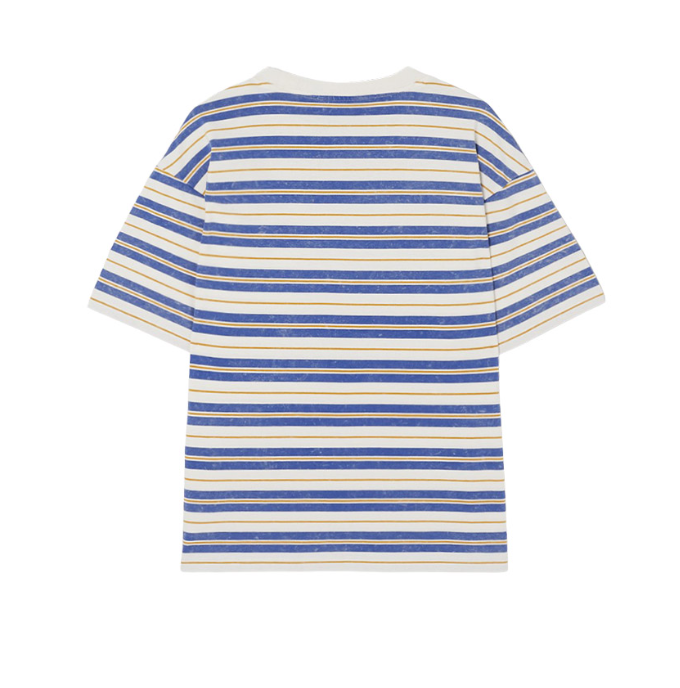 [Straykids Hyunjin Worn] 26 Summer Guess 3-Color Multi-Stripe Ringer Short Sleeve T-shirt