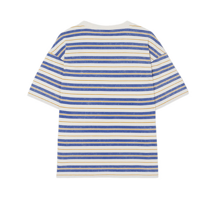 [Straykids Hyunjin Worn] 26 Summer Guess 3-Color Multi-Stripe Ringer Short Sleeve T-shirt
