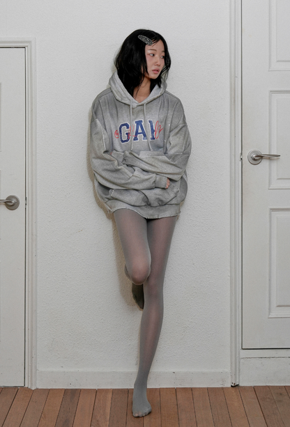 [Enhypen Jake Worn] Grailz GAAAAAP Parody Hoodie_ Gray