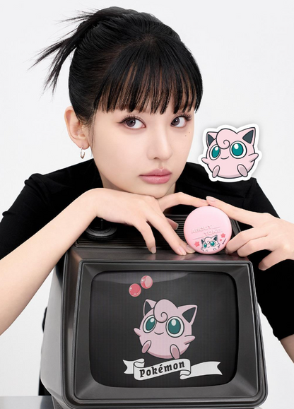 Pokemon X About Tone Blur Powder Pact 9g with Gift (+Capsule Case, 3 Puffs)