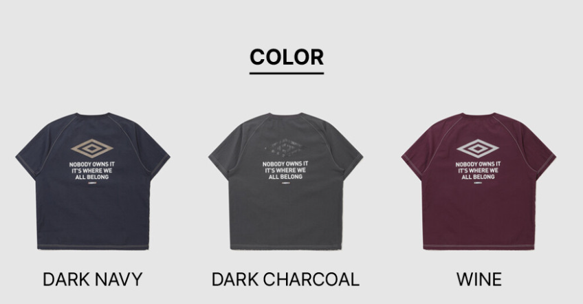 [TREASURE Asahi Pick] Umbro Crispy Taslan Short Sleeve Piste