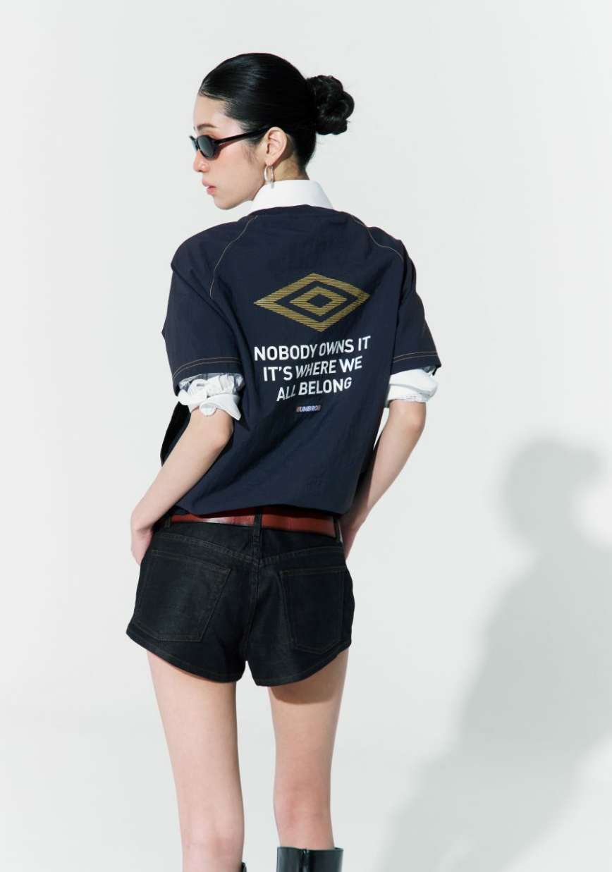 [TREASURE Asahi Pick] Umbro Crispy Taslan Short Sleeve Piste