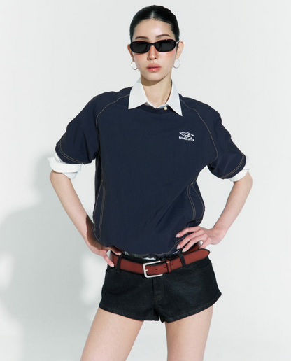 [TREASURE Asahi Pick] Umbro Crispy Taslan Short Sleeve Piste