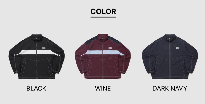 [TREASURE Asahi Pick] Umbro Crispy Taslan Long Sleeve Windbreaker Jacket