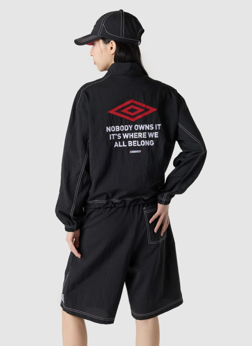 [TREASURE Asahi Pick] Umbro Crispy Taslan Long Sleeve Windbreaker Jacket