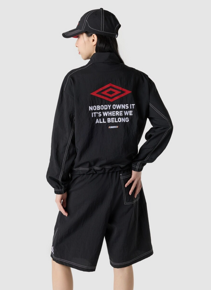[TREASURE Asahi Pick] Umbro Crispy Taslan Long Sleeve Windbreaker Jacket