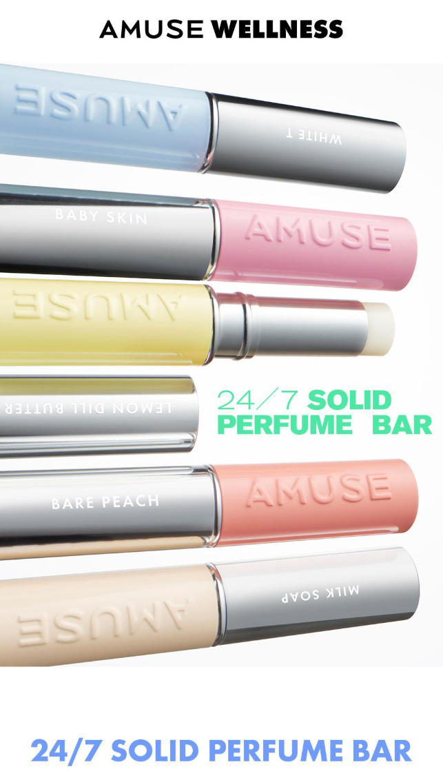 Amuse 24/7 Solid Perfume Bar with Gift (Objet Keyring)