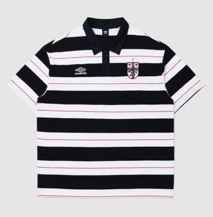 [UMBRO X NCT WISH ] HBL Striped Rugby Pique Short Sleeve T-shirt