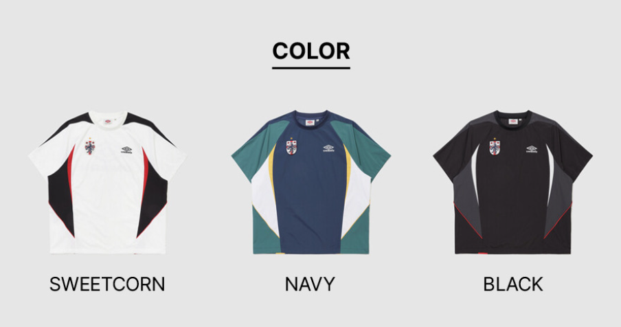 [UMBRO X NCT WISH] HBL Football Heritage Wappen Short Sleeve Piste