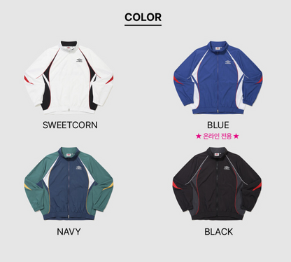 [UMBRO X NCT WISH] HBL Football Heritage Windbreaker Jacket