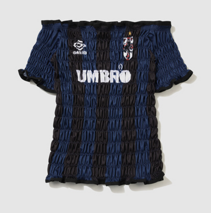 [UMBRO X NCT WISH] HBL Women's Blockcore Short Sleeve Smoking Top