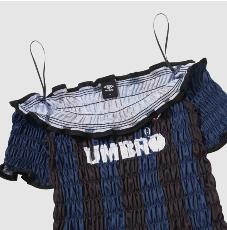 [UMBRO X NCT WISH] HBL Women's Blockcore Short Sleeve Smoking Top