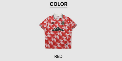 [UMBRO X NCT WISH] HBL Star Champ CA Short Sleeve Soccer Jersey Red