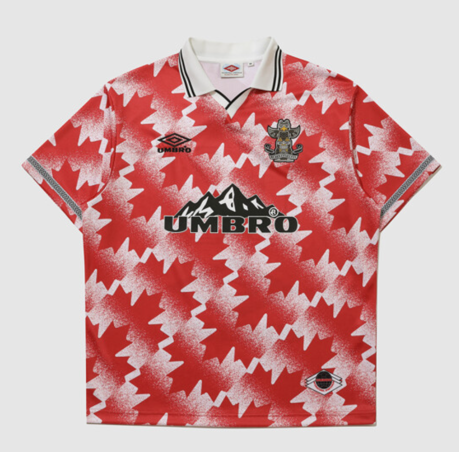 [UMBRO X NCT WISH] HBL Star Champ CA Short Sleeve Soccer Jersey Red