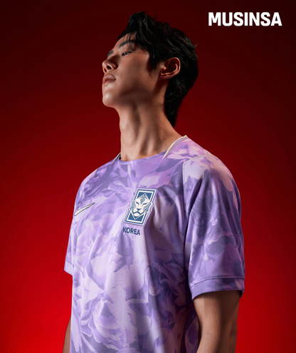 [Aespa Karina worn] NIKE South Korea 2026 Stadium Away Dri-FIT Soccer Replica Jersey M - Space Purple:Amethyst Tint