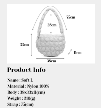[Blackpink Jennie Worn] CARLYN Soft L H71307010