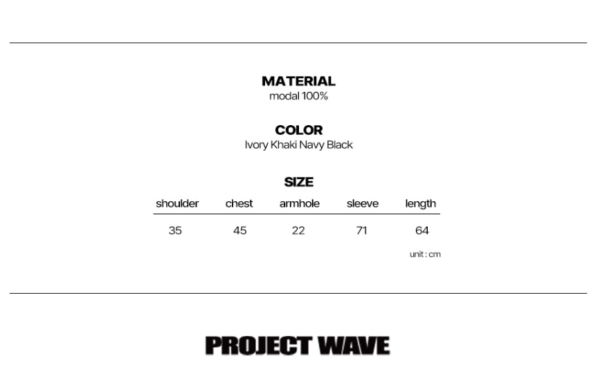 [Aespa Karina Worn] Project Wave See-through Deep V-neck T-shirt