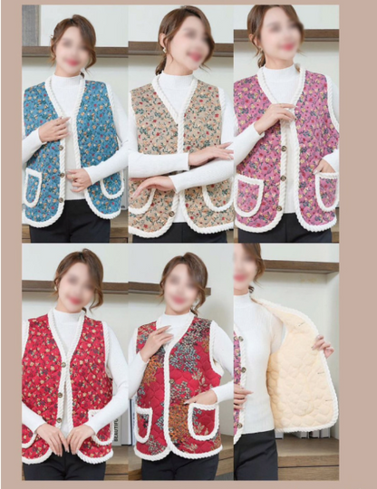Korean Kimjang Vest (K-ajumma, grandma style)