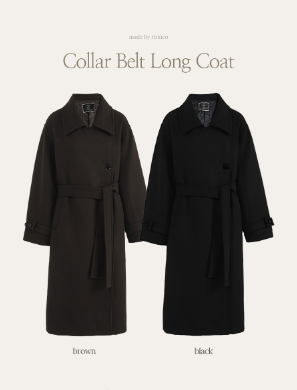 RIRINCO - Revond High-Neck Strap Long Coat (Quilted Lining)